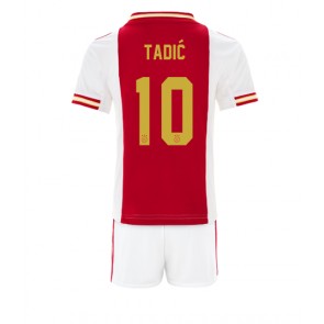 Ajax Dusan Tadic #10 kläder Barn 2022-23 Hemmatröja Kortärmad (+ korta byxor)